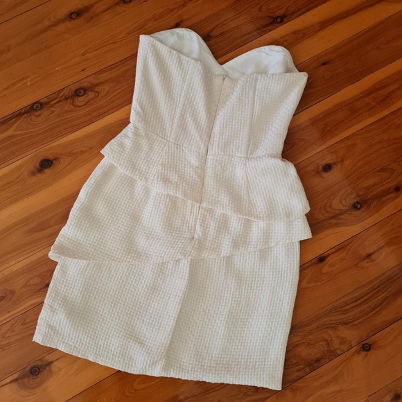 Women's size 0 'ZIMMERMANN' Gorgeous ivory silk blend strapless dress - EUC - Picture 2 of 4